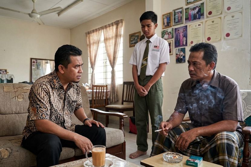 Ibu bapa perlu menunjukkan contoh yang baik kepada anak-anak. -Gambar hiasan AI