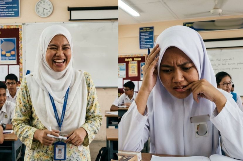 Disindir di dalam kelas boleh memberi kesan emosi kepada pelajar. -Gambar hiasan AI