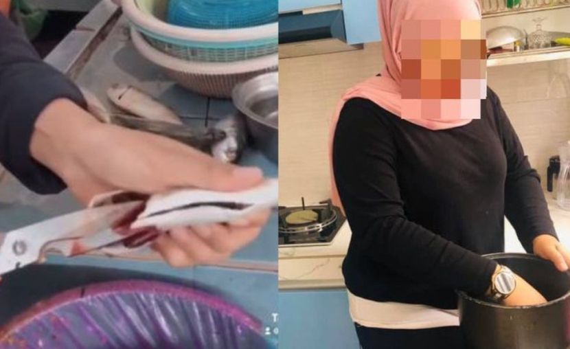 Tugasan menyiang ikan dan ayam sering dikaitkan dengan golongan wanita. -Gambar hiasan
