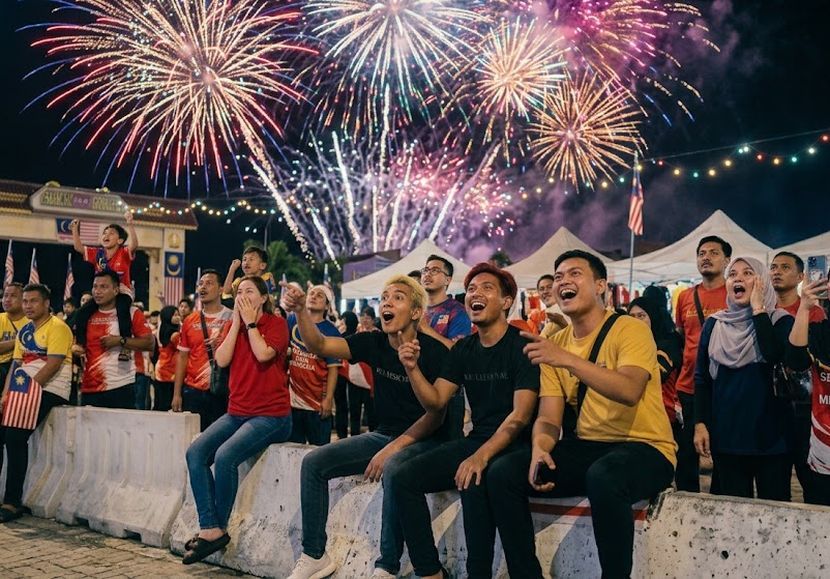 Sambutan Kemerdekaan amat dinanti-nantikan rakyat Malaysia. -Gambar hiasan AI