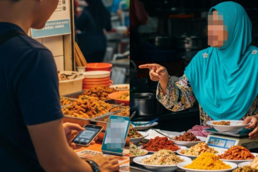 Pengunaan kod QR sudah menjadi kelaziman dalam urusan jual beli. -Gambar hiasan AI