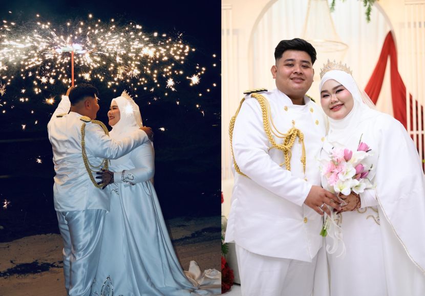 Amirul dan isterinya merupakan rakan sekerja sebelum mengambil keputusan untuk berkahwin.