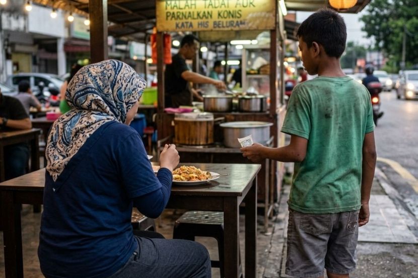 Kanak-kanak Rohingya sering dikatakan menganggu penduduk setempat. -Gambar hiasan AI 