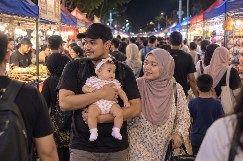 Ada ibu bapa tidak mempedulikan risiko kesihatan terhadap anak kecil di tempat sesak. -Gambar hiasan AI