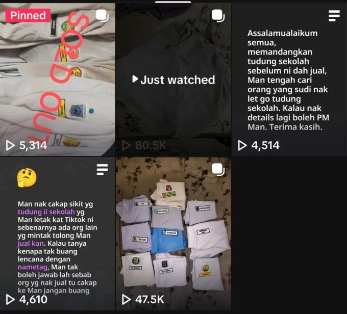Hantaran yang dibuatnya mendapat perhatian ramai.