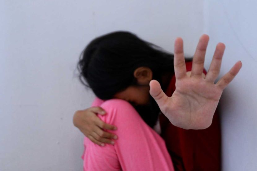 A kid reaction for image of children in situations of child abuse. Story is about getting cctv to be made compulsory in child care centres. — FAIHAN GHANI/The Star*posed by model