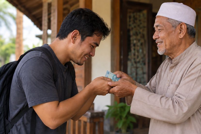 Tidak salah menerima pemberian ibu bapa. -Gambar hiasan AI
