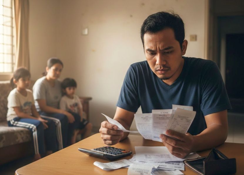 Mereka yang tergolong dalam kategori pertengahan perlu merancang kewangan dengan teliti. -Gambar hiasan AI