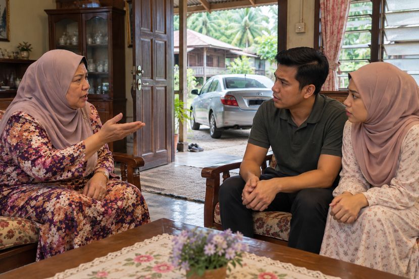 Ibu bapa disarankan tidak memberi nasihat yang salah kepada anak menantu. -Gambar hiasan AI