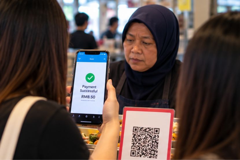 Peniaga perlu berhati-hati dalam urusan jual beli menggunakan QR. -Gambar hiasan AI