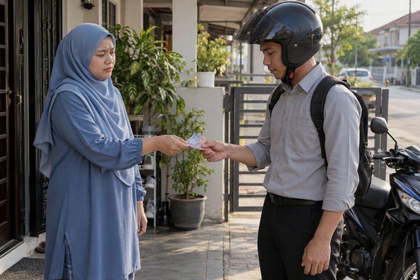 Segelintir suami mengharapkan duit belanja harian daripada isterinya. -Gambar hiasan AI