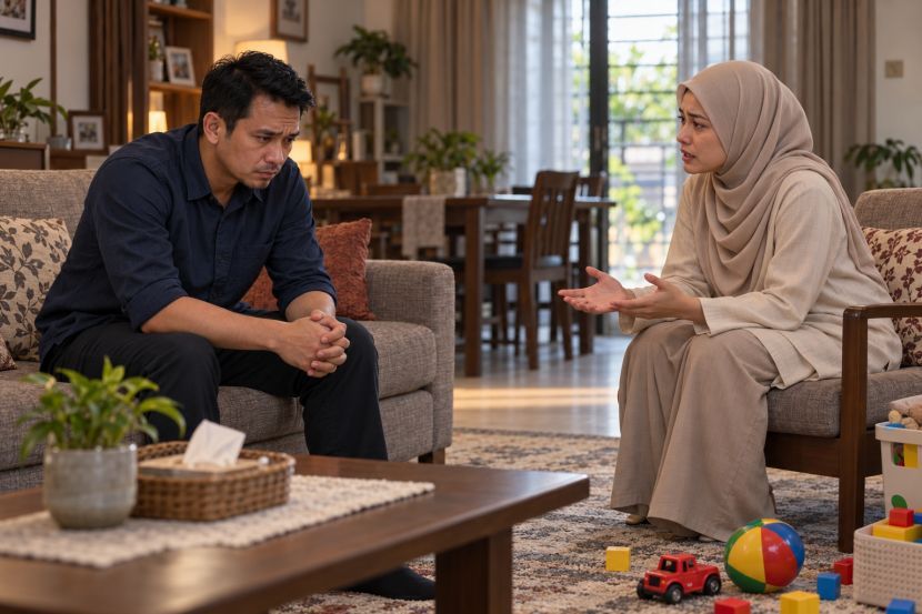 Perselisihan faham antara suami isteri boleh berakhir dengan penceraian. -Gambar hiasan AI