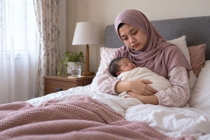 Emosi ibu berpantang perlu dijaga dengan baik. -Gambar hiasan AI