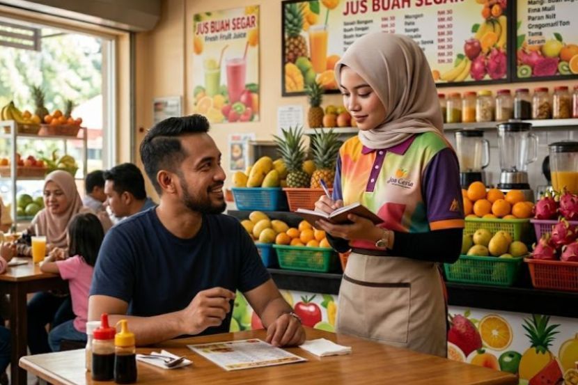 Selain kebersihan, layanan baik juga menjadi pilihan pelanggan. -Gambar hiasan AI