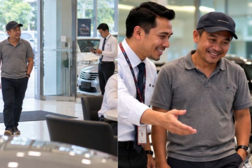 Ada pelanggan yang memudahkan kerja SA dalam berurusan. -Gambar hiasan AI
