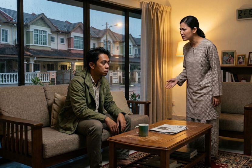 Bukan semua suami dapat bertahan dengan isteri yang suka mencari kesalahan. -Gambar hiasan AI