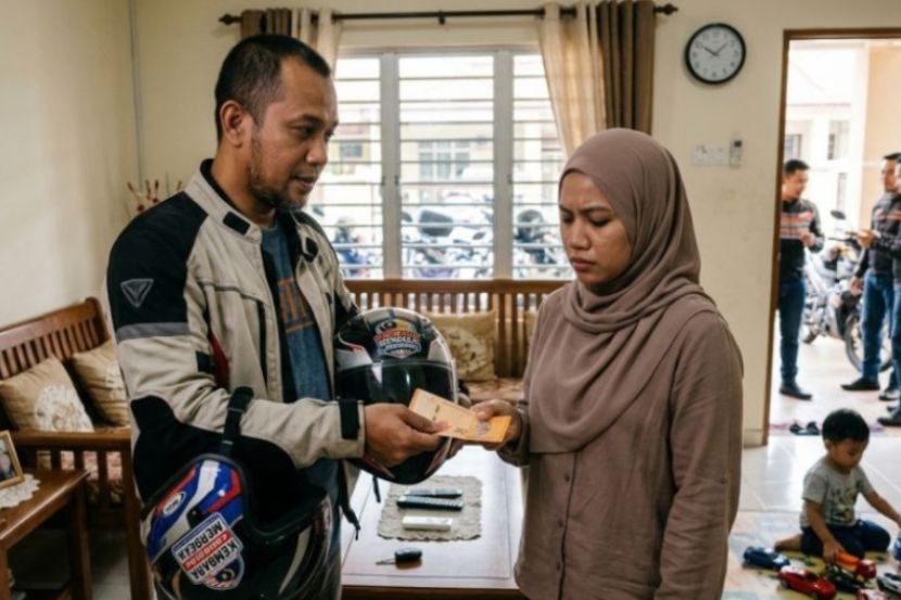 Suami perlu memastikan nafkah isteri mencukupi sebelum pergi berkonvoi. -Gambar hiasan AI